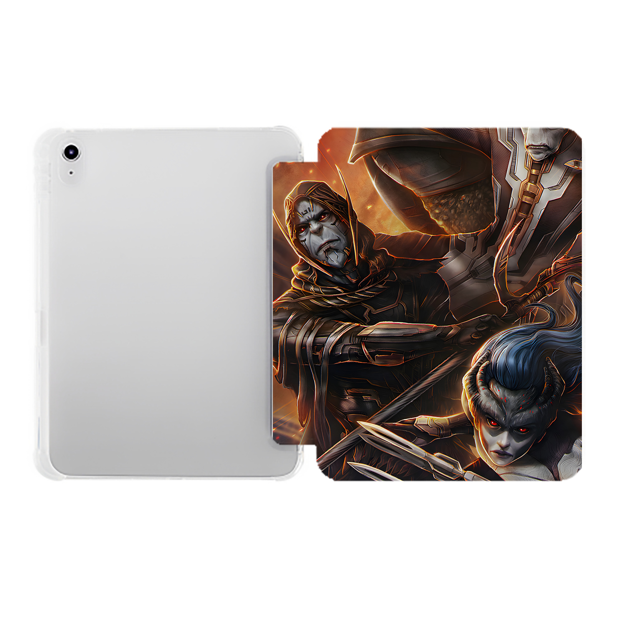 （画像用） アベンジャーズ The Avengers IPad ケース ペン収納付き 三つ折りスタンド PUレザー×シリコン 対応機種9.5/10.5/10.9インチ